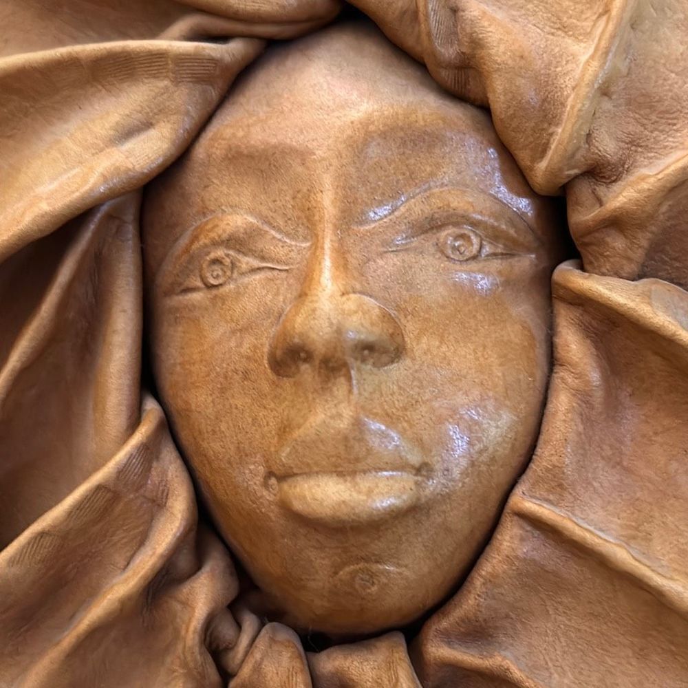 Leather Wrapped Face  - Picture 3 of 4